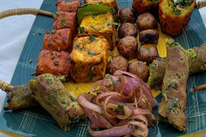 Tandoori Pride Vegetarian Kebab Platter