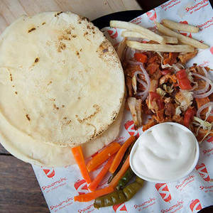 Si Special Shawarma Plate With Paneer