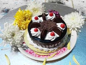 Eggless Black Forest Choco Cake                                                
