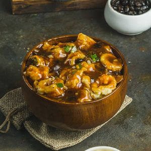 Wok Fried Squid In Black Bean Sauce