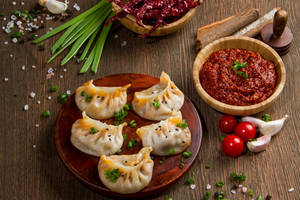 Chicken Tikka Steamed Momos