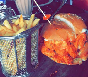 Butter Chicken Burger