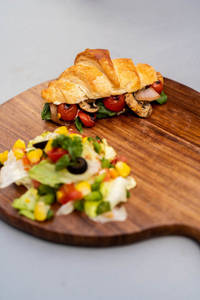 Veg Cream Cheese Croissants
