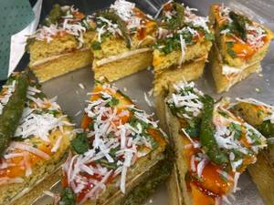 Sandwich Dhokla
