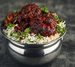 Chicken Ghee Roast Biryani