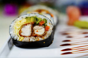 Crispy Gochujang Chicken Gimbap