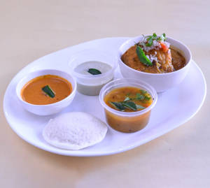 Single Idli Single Vada Sambar