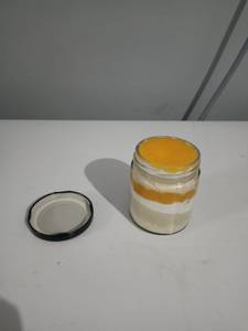 Eggless Mango Jar Cake