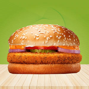 Fire Aloo Tikki Burger