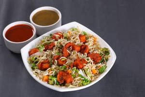 Mushroom 65 Fried Rice