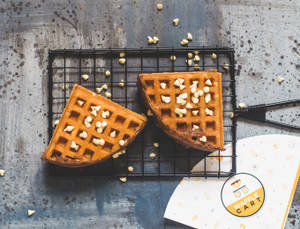 White Choco Waffle