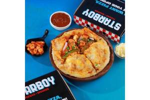 Cheese Burst Stuffed Paneer Schezwan Pizza + Free Coke (250 Ml)