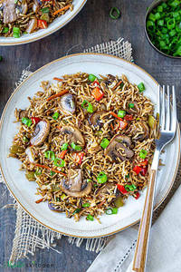 Mushroom Fried Rice