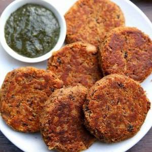 Chiken Galouti Kababs With Butter Kulcha