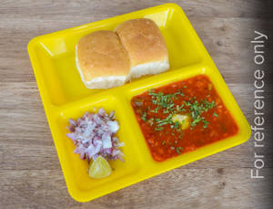 Cheese pav bhaji