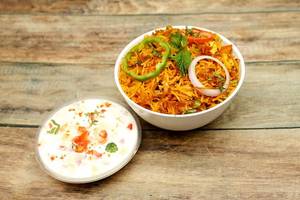 Veg Biryani and Raita Combo