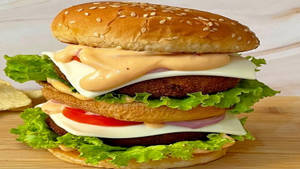 Paneer Mountain Burger
