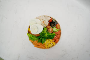 White Eggs And Chicken Salad