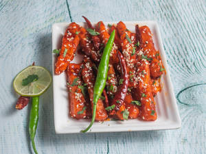 Honey Chilli Potato  