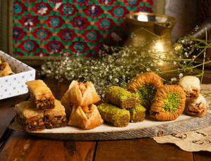 Assorted Pistachio Baklava - 1 Kg 