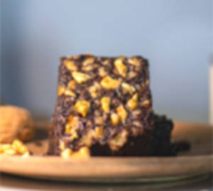 Fudgy Walnut Brownie (1 Pc)