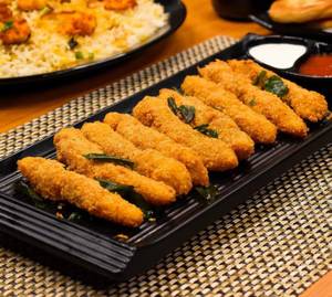 Fish Fingers With Mayonnaise