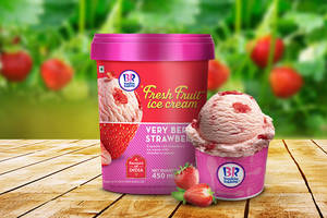 Fresh Fruit Very Berry Strawberry Ice Cream        