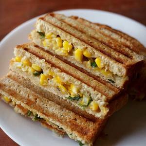 Cheese Capsicum Corn grilled Sandwich