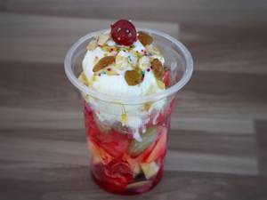 Fruit Salad with Vanilla Ice cream