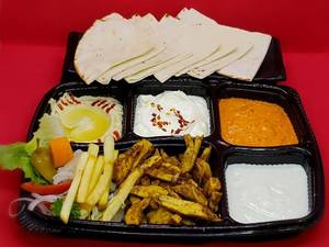 Chicken Open Shawarma Platter