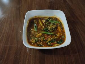 Fish Thai Curry In Green Greavy