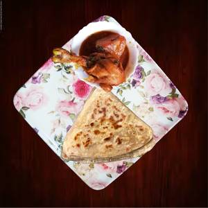Paratha (4 Pcs) + Chicken Curry (1 Pcs)