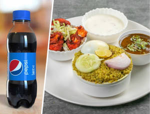 Chicken Kabab Biryani + Pepsi 250 Ml