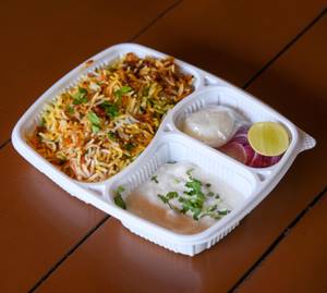 Chicken Dum Biryani Combo + Raita