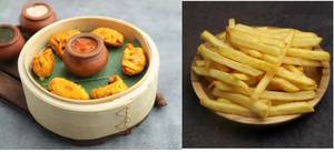 Combo 10 Pcs Chi. Fried Momo+ French Fries