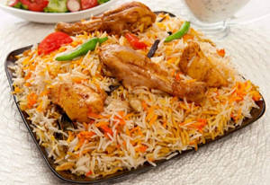 Hyderabadi Chicken Dum Biryani