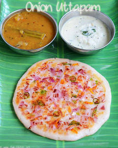 Onion Tomato Uttapam