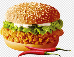 Fiery Chicken Zinger Burger
