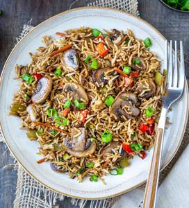 Mushroom fried rice