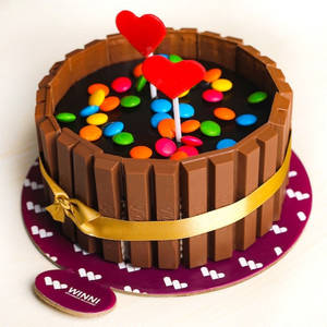 Kitkat Gems Cake