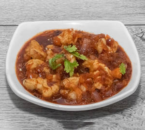 Chicken Chilly [Gravy] 6Pcs  Boneless