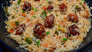 Veg Manchurian Rice