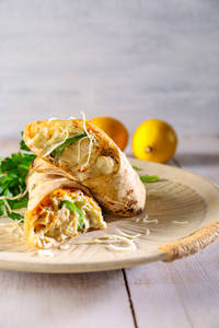 Malai Chicken Roll