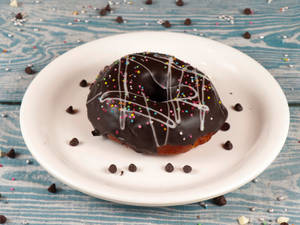 Chocolate Filled Donut