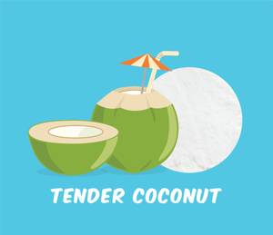Sugar free tender coconut