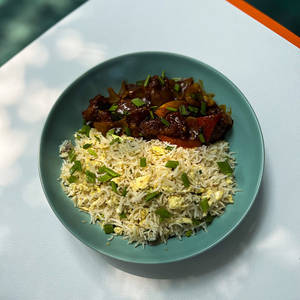 Chilli Chicken & Egg Fried Rice