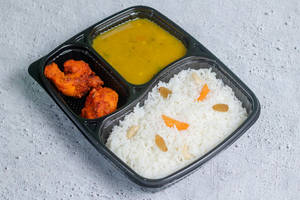 Ghee Rice + 2pc Kebab + Dal Fry