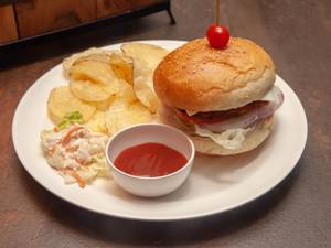 Cajun Spiced Potato Grilled Burger