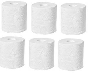 Toilet Tissue Paper (2 Ply) : 6 Rolls