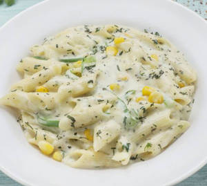 Corn Cheese Penne Pasta